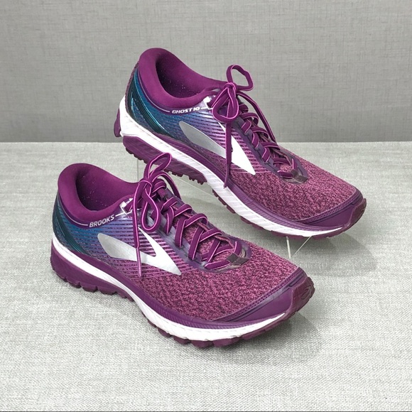 brooks ghost 10 purple pink teal